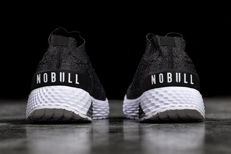 Men's Nobull Graphite Knit Running Shoes Deep / Grey | SG X2057Y